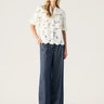 MOS Whisper Embroidery Blouse in Ivory