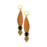 Nahua Branca Earrings in Burn Amber