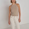 Nation Auburn Sweater Top in Feather