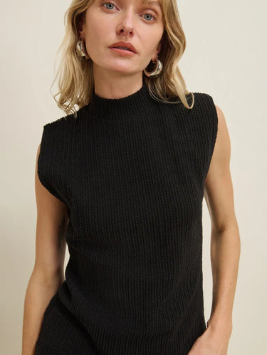 Nation Bailey Top in Jet Black