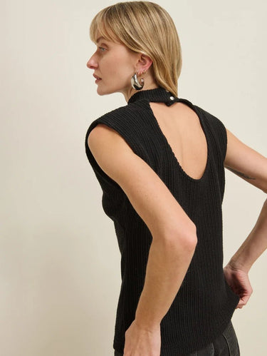 Nation Bailey Top in Jet Black