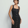 Nation Claude Dress in Jet Black - Estilo Boutique