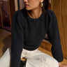 Nation Etta Lace Popover in Jet Black