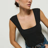 Nation Gemi Tank in Jet Black - Estilo Boutique