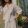 Nation Jaynee Blouse Shirt in Praline Stripe
