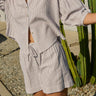 Nation Josie Short in Praline Stripe