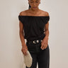 Nation Lily Top in Jet Black
