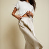 Nation Mabel Bias Skirt in Moonbeam