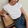 Nation Michaela Tee in Optic White