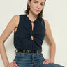 Nation Mimmi Keyhole Top in Night Sky