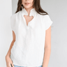 Never A Wallflower Vicki Short Sleeve Top in Dancer - Estilo Boutique