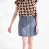 Never A Wallflower Vicki Short Sleeve Top Nouveau Squares