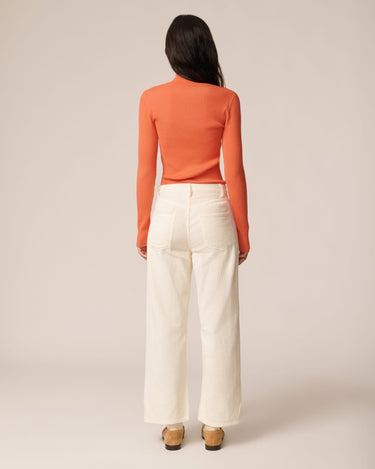 Oncept Selma Corduroy Pant in Ivory