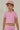 Parfum De Fit AirSoft Crop Tee in Petal Pink
