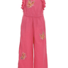 Peek Kids Garden Butterflies Jumpsuit in Dark Pink - Estilo Boutique