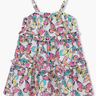 Peek Kids Garden Butterfly Tiered Dress in Pink - Estilo Boutique