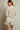 Perfect White Tee Alexi Crew in Natural Charcoal Stripe