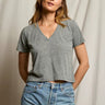 Perfect White Tee Beckett Tee in Heather Grey