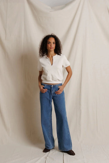 Perfect White Tee Cleo Sweatshirt in Sugar