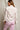 Perfect White Tee Gisele Top in Sugar Pink Stripe