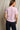 Perfect White Tee Hendrix Boxy V Neck Tee in Sugar Pink