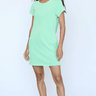Perfect White Tee Joni Slub Jersey Dress in Apple Mint - Estilo Boutique