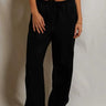 Perfect White Tee Lorana Pant in Black