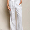 Perfect White Tee Lorana Pant in White