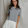 Perfect White Tee Maude Cardigan in Heather Grey