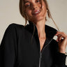 Perfect White Tee Milana Track Jacket in True Black