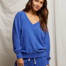 Perfect White Tee Sinead French Terry V Neck Sweatshirt - Estilo Boutique