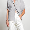 Pharaoh Claude Shirt Stripe in Olive