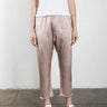 Pharaoh Erika Pant in Vintage Satin in Nude - Estilo Boutique