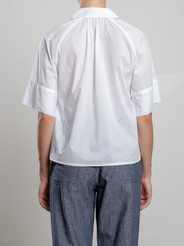 Pharaoh Halle Shirt in Spanish Voile in White