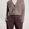 Pharaoh Jovie Cardigan in Wool Cashmere in Mink