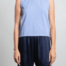 Pharaoh Liv Tank in Supima Slub in Blue Jay