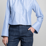 Pharaoh Monty Shirt in Spanish Oxford in Banker Blue