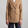 Pharaoh Trudi Blazer in Tropical Wool in Camel