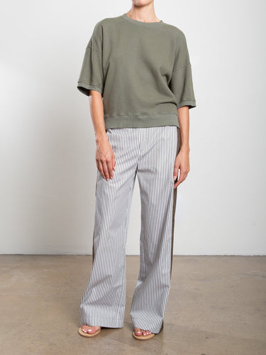 Pharaoh Wes Pant Stripe in Olive