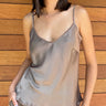 Pharoah Dawn Cami Vintage Satin in Anthracite - Estilo Boutique