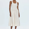 Pistola Alessia Smocked Drop Waist Dress in Shell - Estilo Boutique