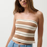 Pistola Beverly Tube Top in Desert Egret