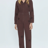 Pistola Campbell Aviator Jumpsuit in Royal Coffee - Estilo Boutique
