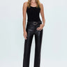 Pistola Cassie High Rise Classic Straight in Slate Black - Estilo Boutique