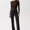 Pistola Evie High Rise Slim Boot in Coated Mocha