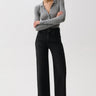 Pistola Lana High Rise Ultra Wide Leg Jean in Jetset