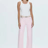 Pistola Lexi Mid Rise Bowed Straight in Blush - Estilo Boutique