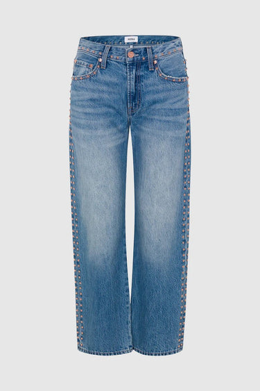 Pistola Lexi Mid Rise Bowed Straight in Star Studded