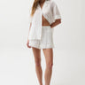 Pistola Meiya Meiya Lace Camp Short in Soft White