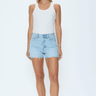 Pistola Nova High Rise Cut off Short in Luna